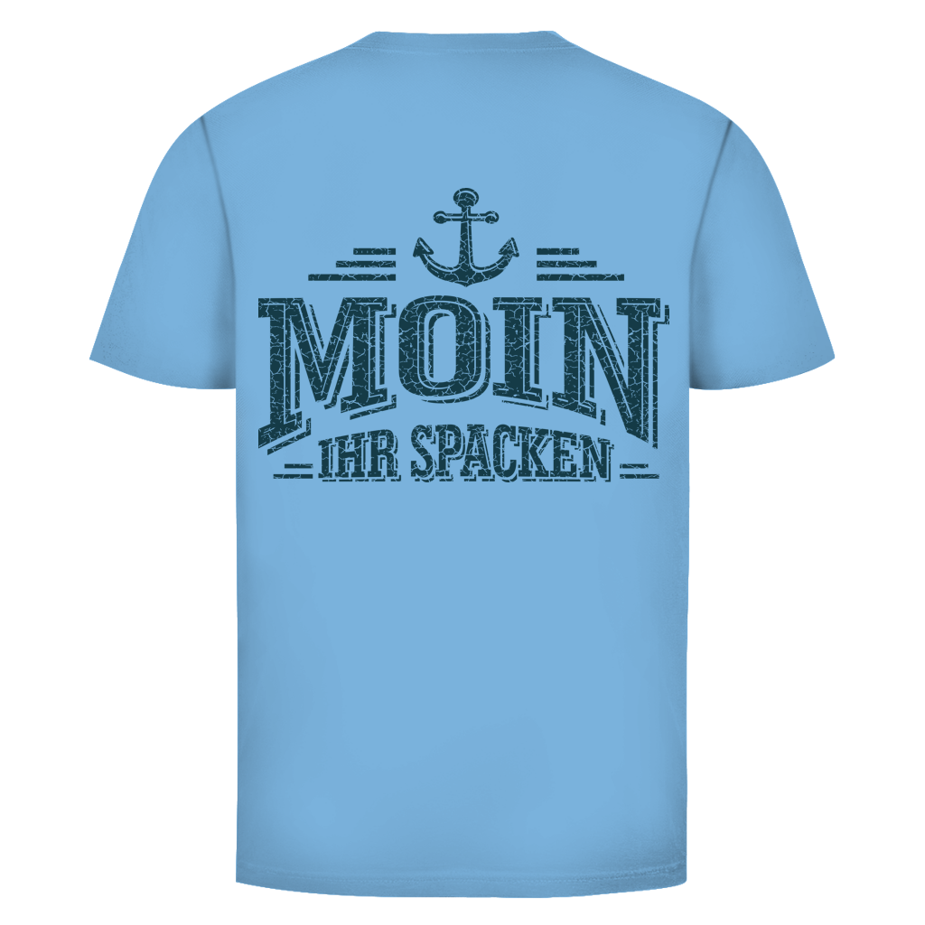 T-Shirt unisex  "MOIN Ihr Spacken" #502 - beidseitiger Druck