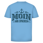 T-Shirt unisex  "MOIN Ihr Spacken" #502 - beidseitiger Druck