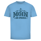 T-Shirt unisex  "MOIN Ihr Spacken" #502 - beidseitiger Druck