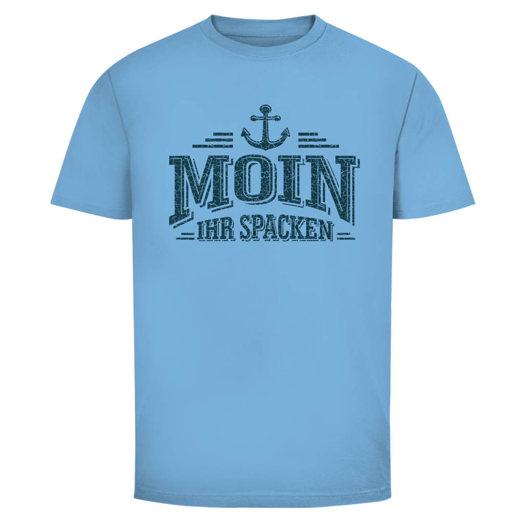 T-Shirt unisex  "MOIN Ihr Spacken" #502 - beidseitiger Druck