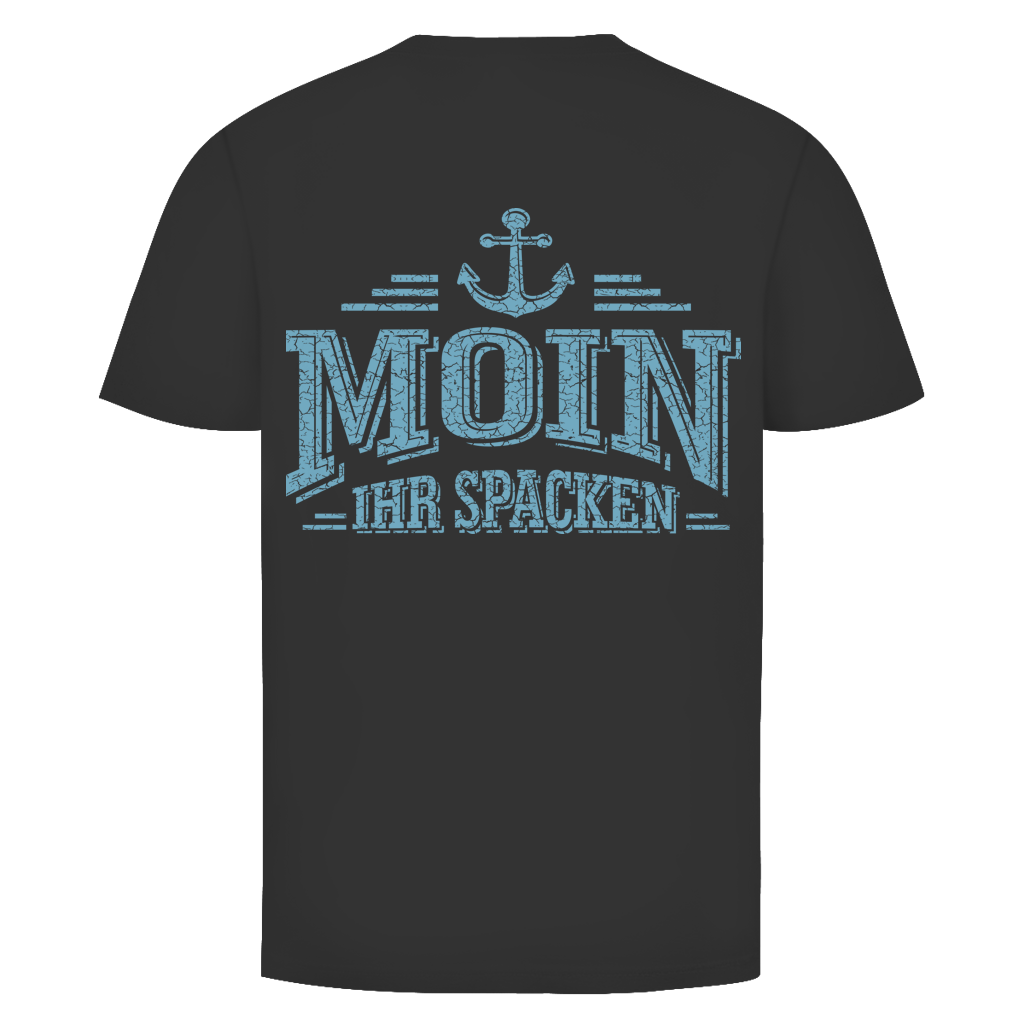 T-Shirt unisex  "MOIN Ihr Spacken" #502 - beidseitiger Druck