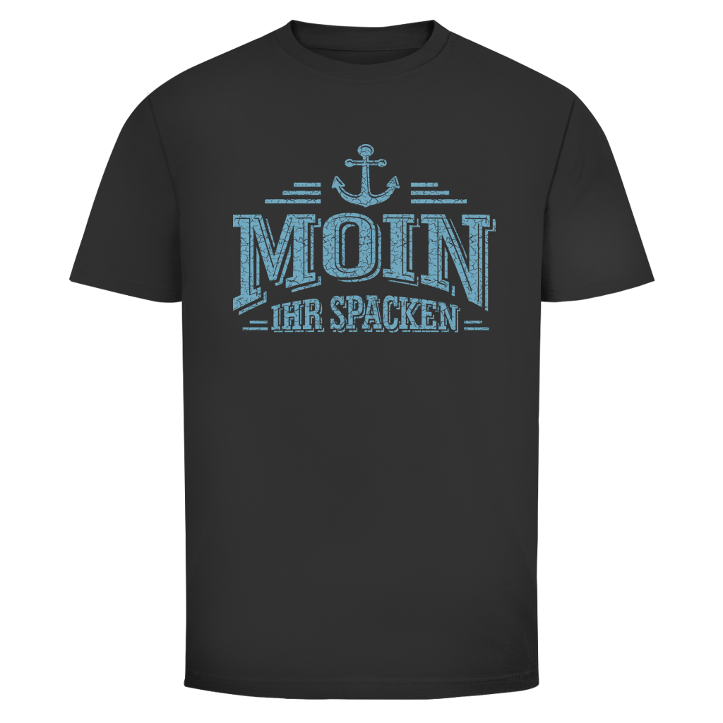 T-Shirt unisex  "MOIN Ihr Spacken" #502 - beidseitiger Druck