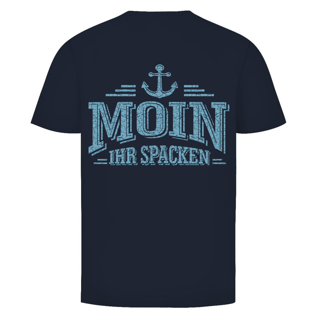 T-Shirt unisex  "MOIN Ihr Spacken" #502 - beidseitiger Druck