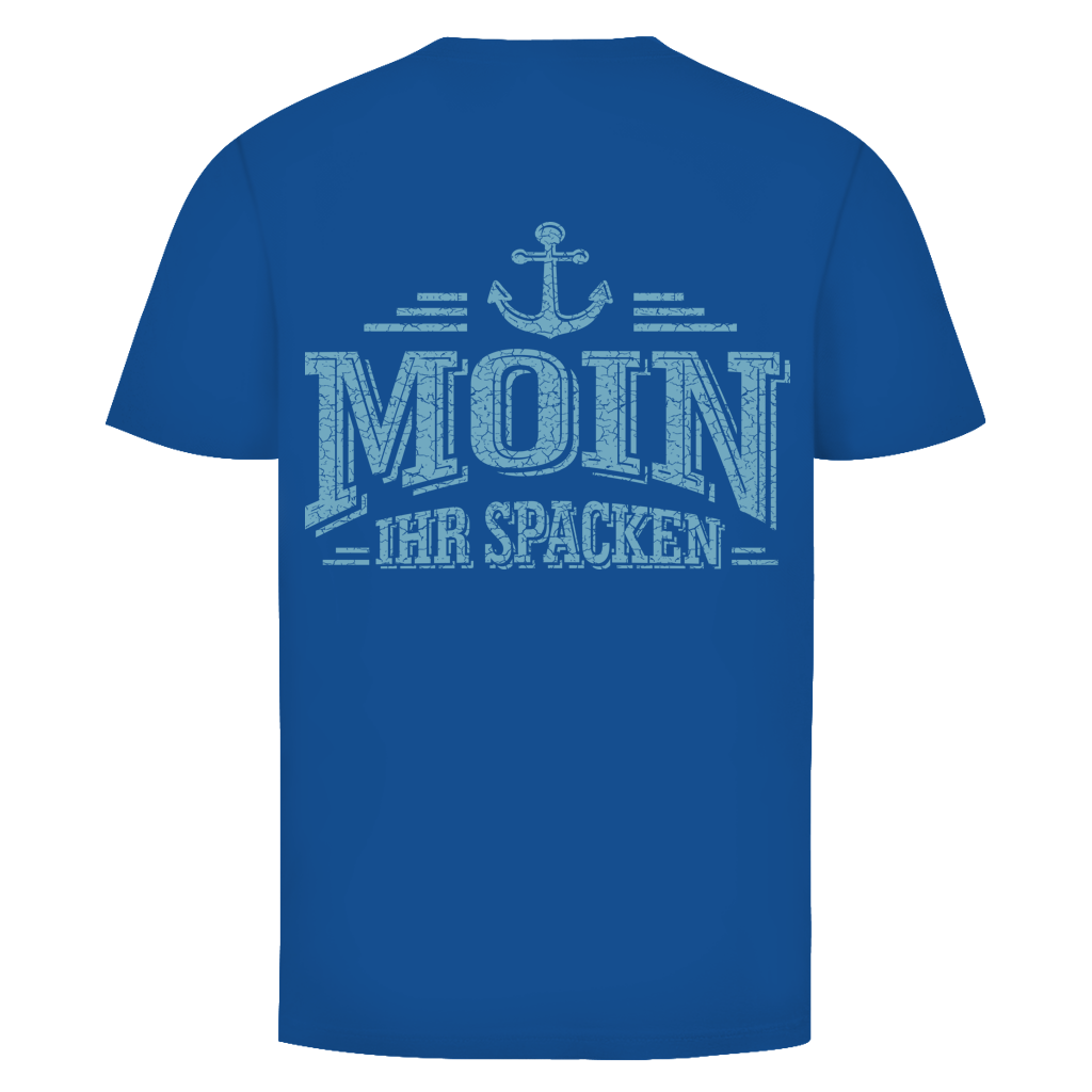 T-Shirt unisex  "MOIN Ihr Spacken" #502 - beidseitiger Druck