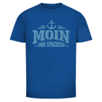 T-Shirt unisex  "MOIN Ihr Spacken" #502 - beidseitiger Druck