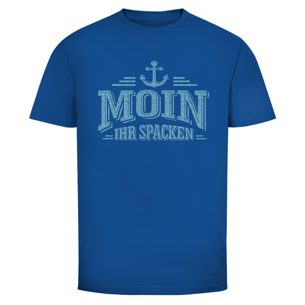 T-Shirt unisex  "MOIN Ihr Spacken" #502 - beidseitiger Druck