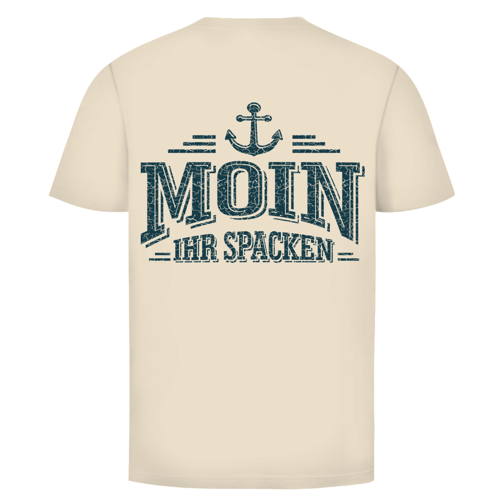 T-Shirt unisex  "MOIN Ihr Spacken" #502 - beidseitiger Druck