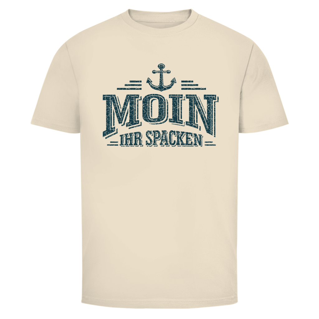 T-Shirt unisex  "MOIN Ihr Spacken" #502 - beidseitiger Druck