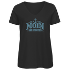 T-Shirt Damen V-Neck  "MOIN Ihr Spacken" #502