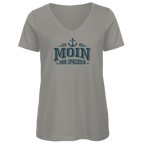 T-Shirt Damen V-Neck  "MOIN Ihr Spacken" #502