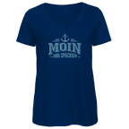 T-Shirt Damen V-Neck  "MOIN Ihr Spacken" #502