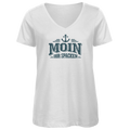 T-Shirt Damen V-Neck  "MOIN Ihr Spacken" #502