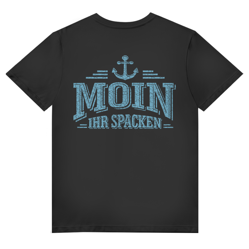 T-Shirt Herren V-Neck  "MOIN Ihr Spacken" #502