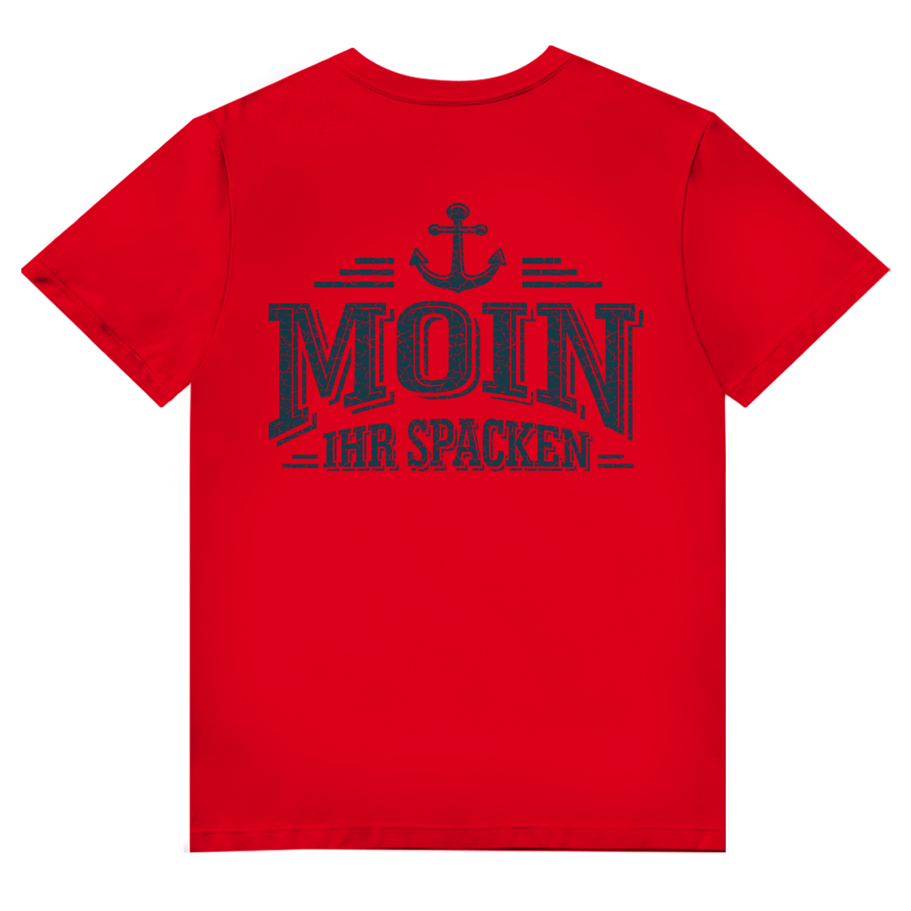 T-Shirt Herren V-Neck  "MOIN Ihr Spacken" #502