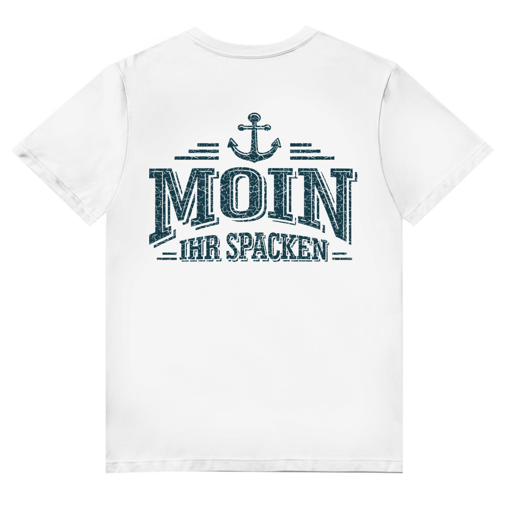 T-Shirt Herren V-Neck  "MOIN Ihr Spacken" #502