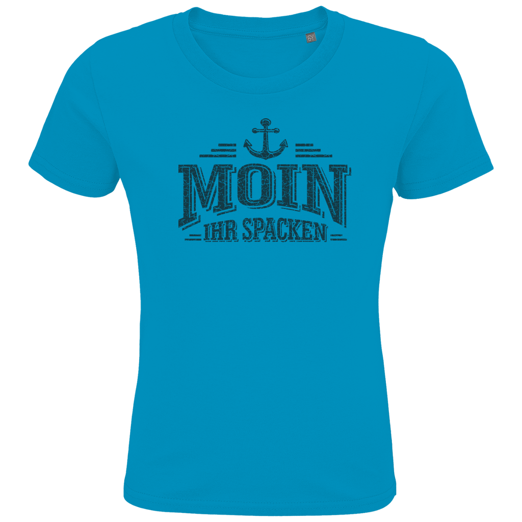 T-Shirt Kinder   "MOIN Ihr Spacken" #502 - einseitiger Druck