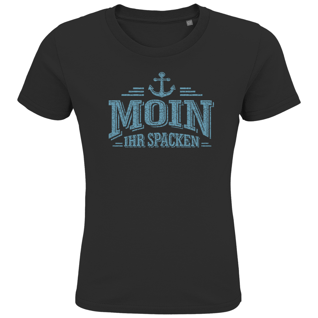 T-Shirt Kinder   "MOIN Ihr Spacken" #502 - einseitiger Druck