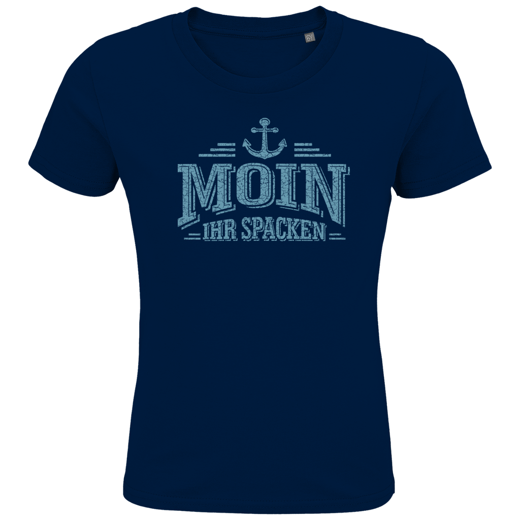 T-Shirt Kinder   "MOIN Ihr Spacken" #502 - einseitiger Druck