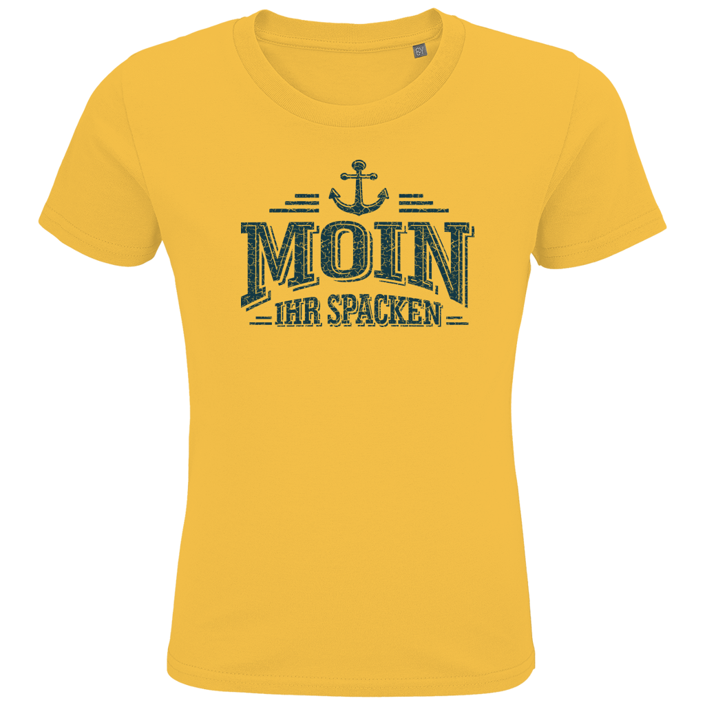 T-Shirt Kinder   "MOIN Ihr Spacken" #502 - einseitiger Druck