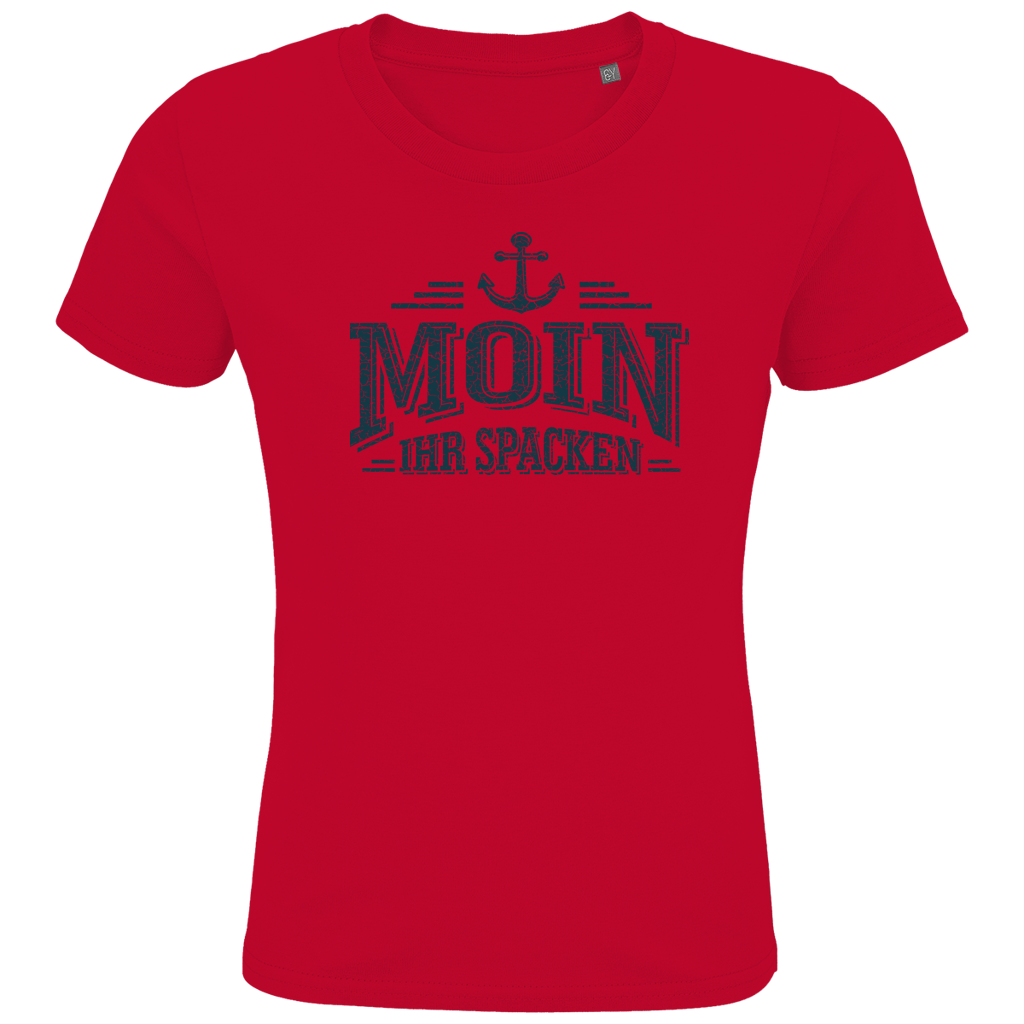 T-Shirt Kinder   "MOIN Ihr Spacken" #502 - einseitiger Druck