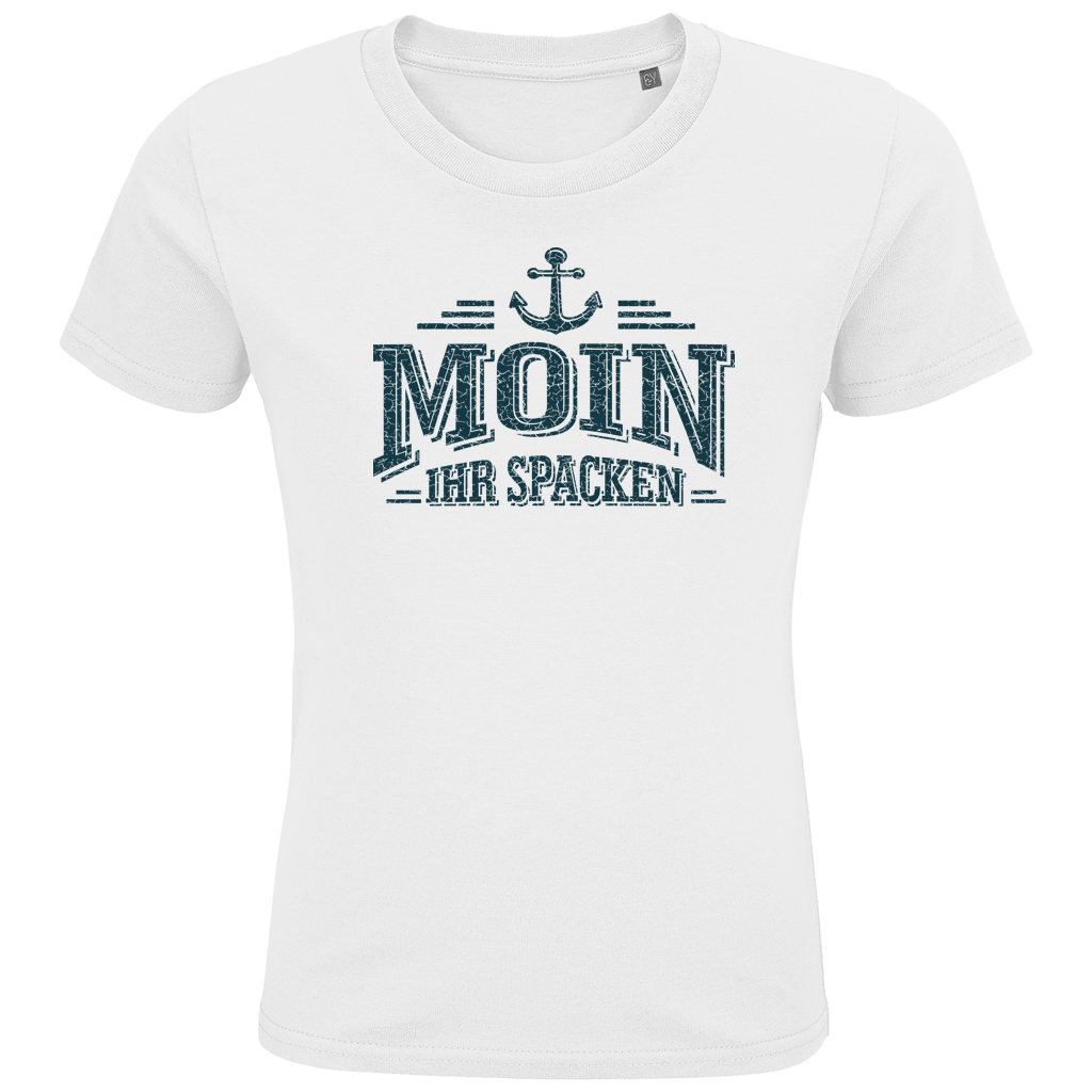 T-Shirt Kinder   "MOIN Ihr Spacken" #502 - einseitiger Druck