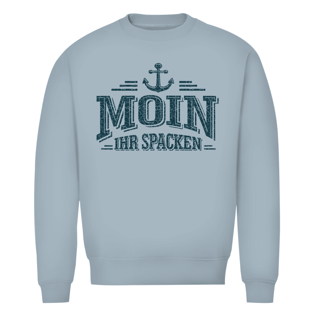 Sweatshirt Herren  "MOIN Ihr Spacken" #502 - einseitiger Druck
