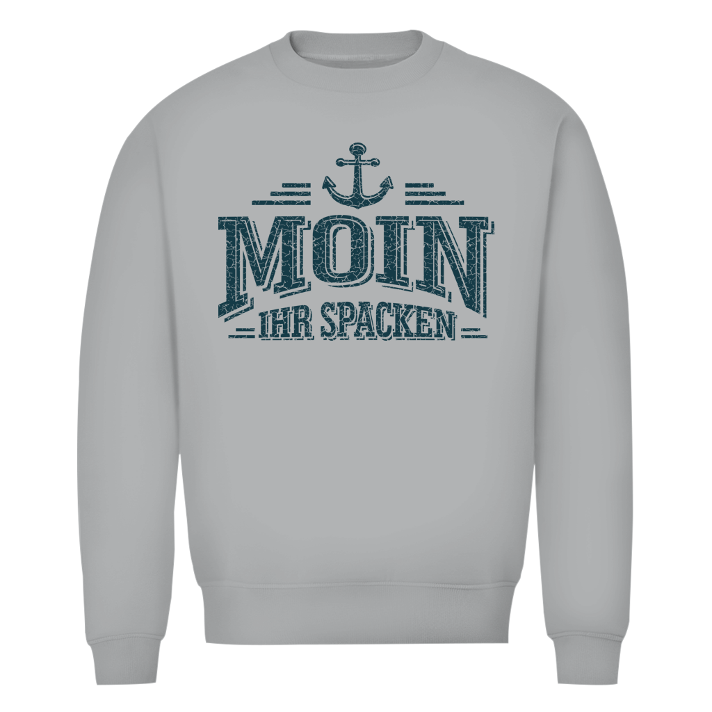 Sweatshirt Herren  "MOIN Ihr Spacken" #502 - einseitiger Druck