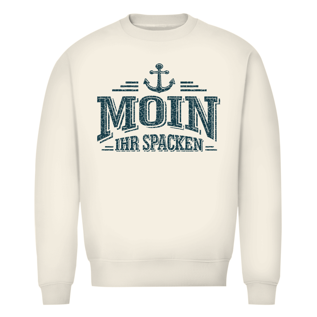 Sweatshirt Herren  "MOIN Ihr Spacken" #502 - einseitiger Druck