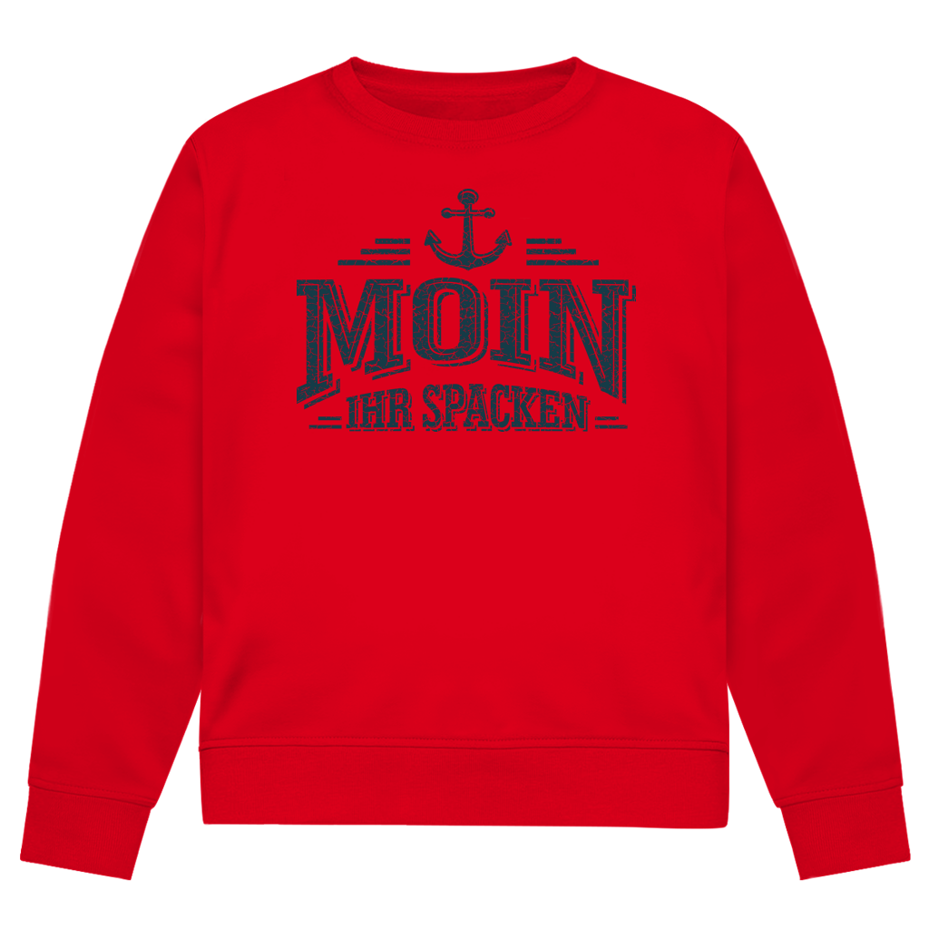 Sweatshirt Herren  "MOIN Ihr Spacken" #502 - einseitiger Druck