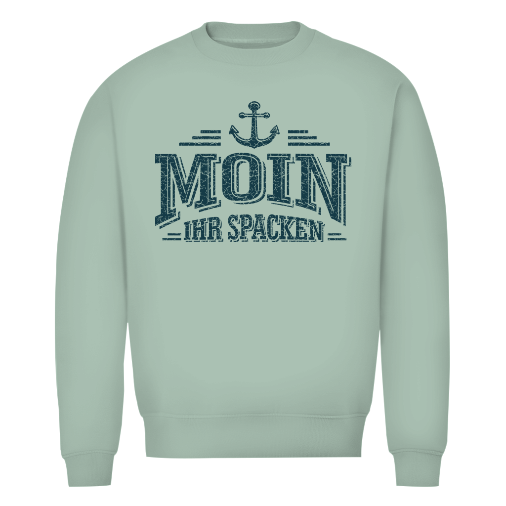 Sweatshirt Herren  "MOIN Ihr Spacken" #502 - einseitiger Druck