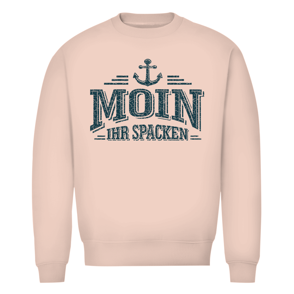 Sweatshirt Herren  "MOIN Ihr Spacken" #502 - einseitiger Druck