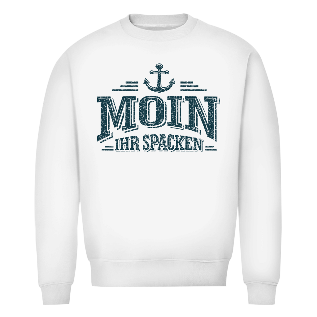 Sweatshirt Herren  "MOIN Ihr Spacken" #502 - einseitiger Druck