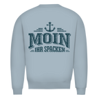 Sweatshirt Herren  "MOIN Ihr Spacken" #502 - beidseitiger Druck