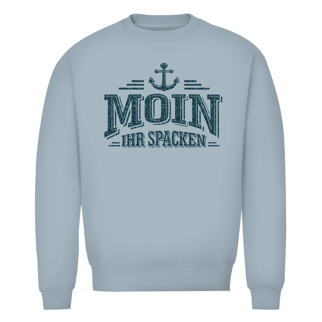 Sweatshirt Herren  "MOIN Ihr Spacken" #502 - beidseitiger Druck