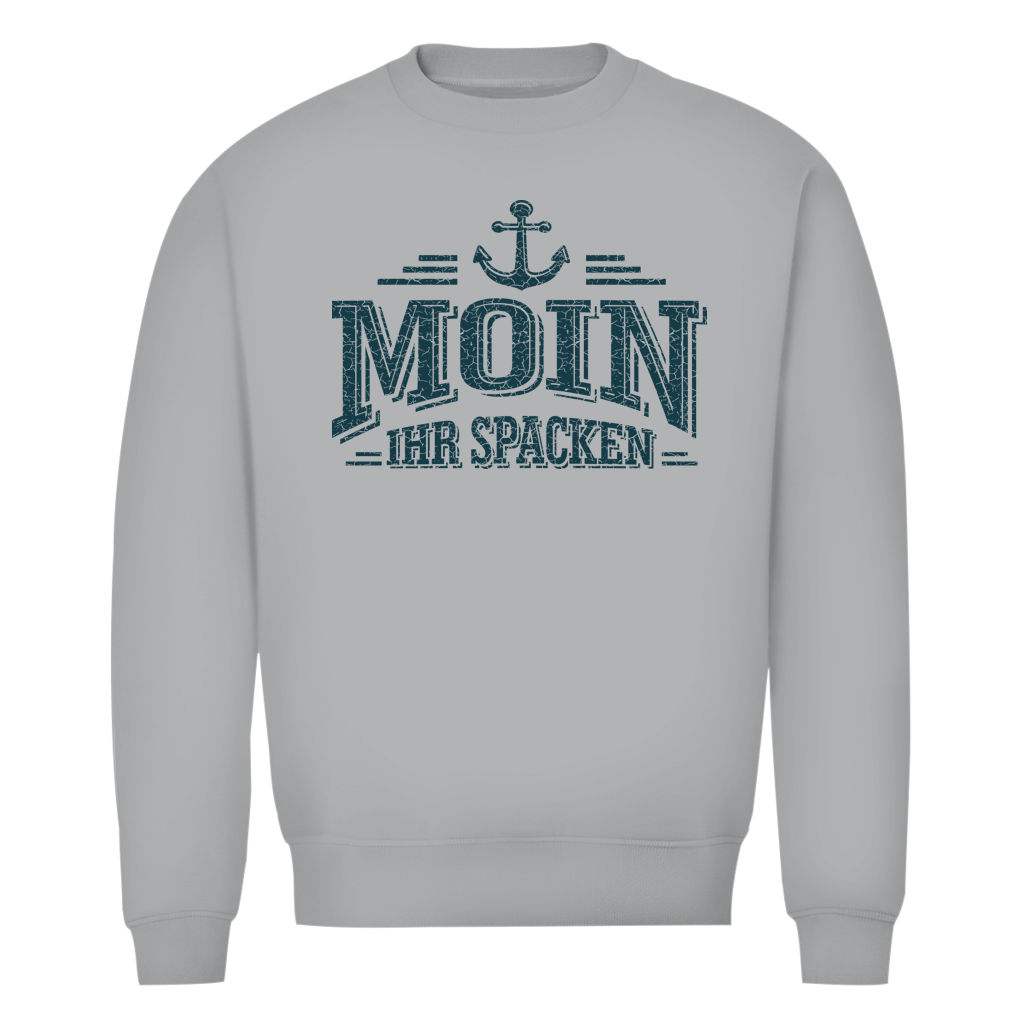 Sweatshirt Herren  "MOIN Ihr Spacken" #502 - beidseitiger Druck
