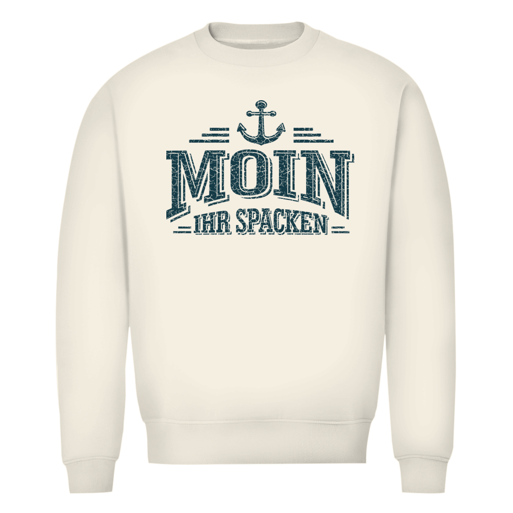 Sweatshirt Herren  "MOIN Ihr Spacken" #502 - beidseitiger Druck