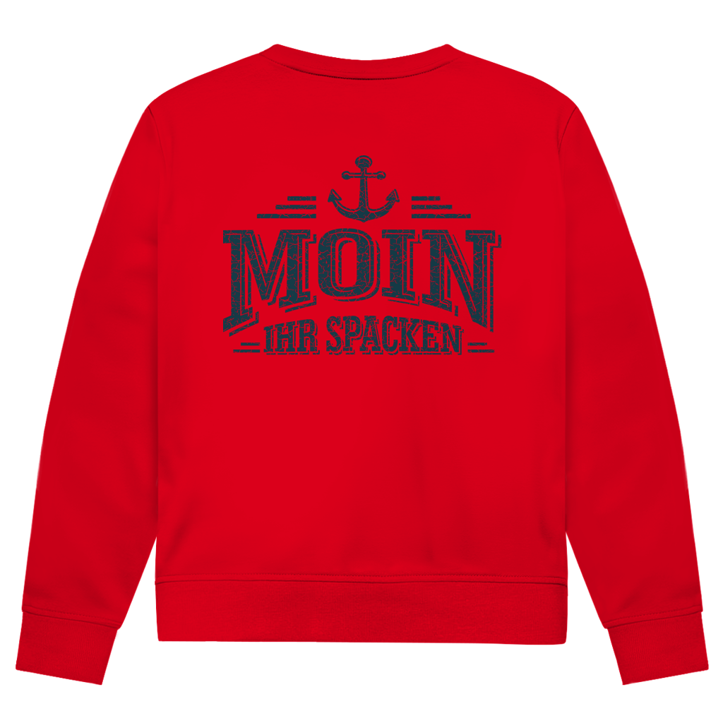 Sweatshirt Herren  "MOIN Ihr Spacken" #502 - beidseitiger Druck