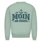 Sweatshirt Herren  "MOIN Ihr Spacken" #502 - beidseitiger Druck