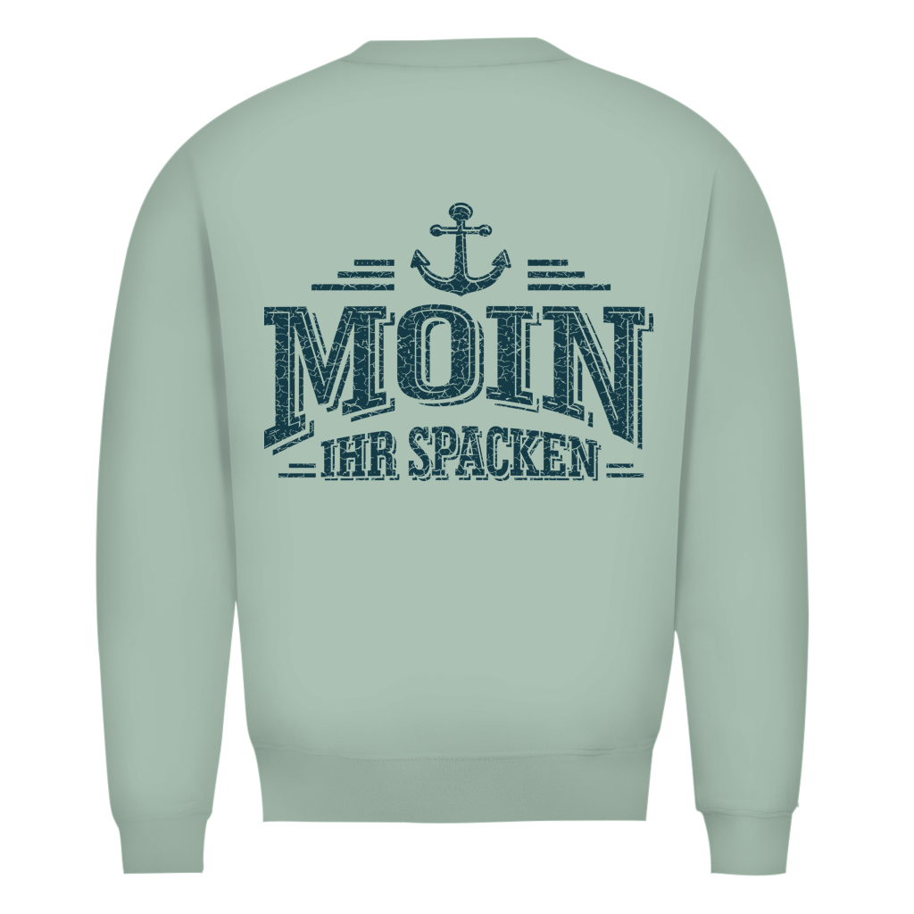 Sweatshirt Herren  "MOIN Ihr Spacken" #502 - beidseitiger Druck