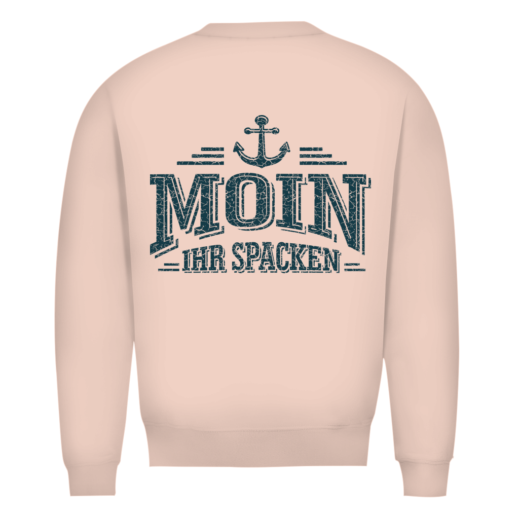 Sweatshirt Herren  "MOIN Ihr Spacken" #502 - beidseitiger Druck