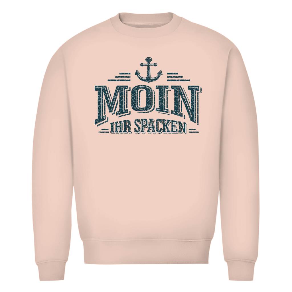 Sweatshirt Herren  "MOIN Ihr Spacken" #502 - beidseitiger Druck