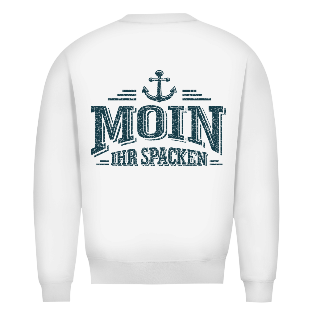 Sweatshirt Herren  "MOIN Ihr Spacken" #502 - beidseitiger Druck