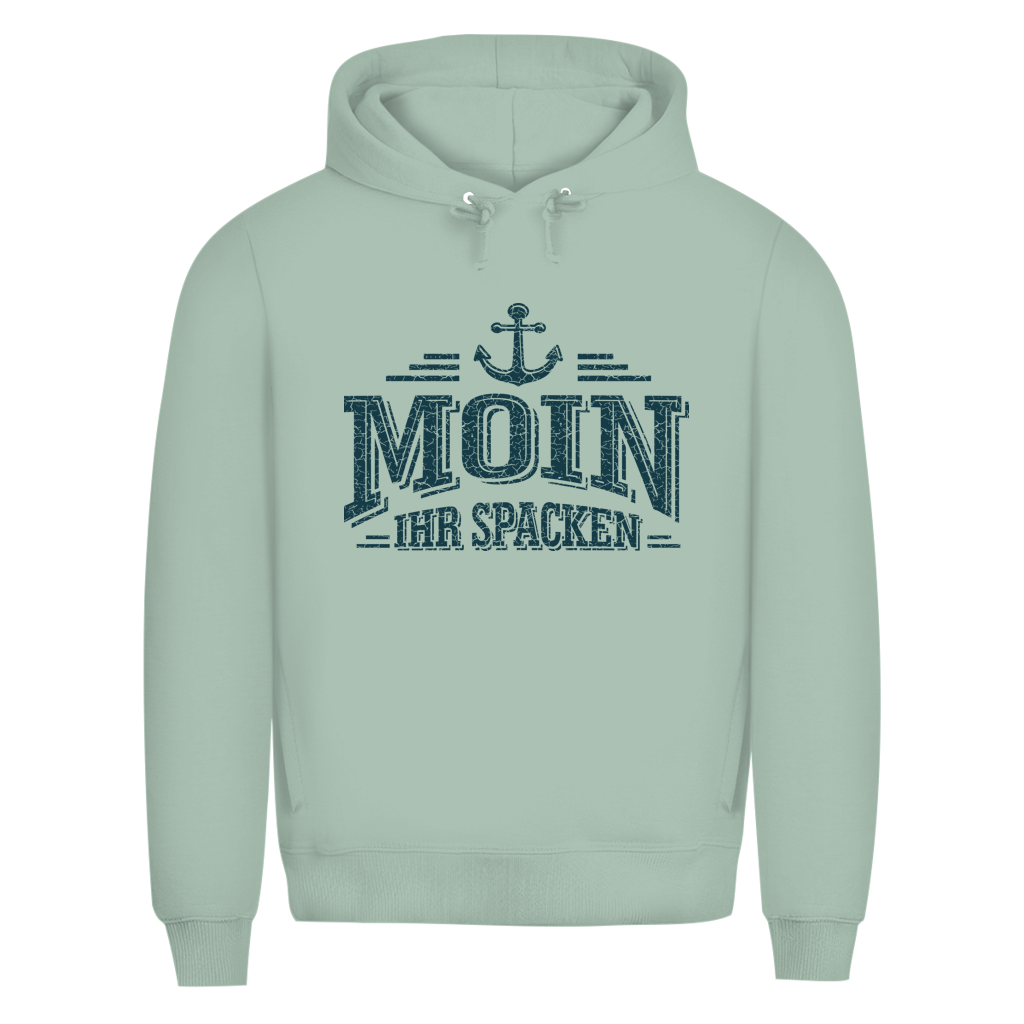 Hoodie Herren  "MOIN Ihr Spacken" #502 - einseitiger Druck