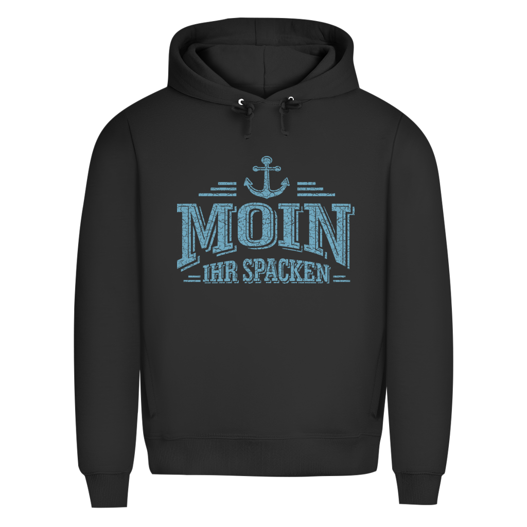 Hoodie Herren  "MOIN Ihr Spacken" #502 - einseitiger Druck