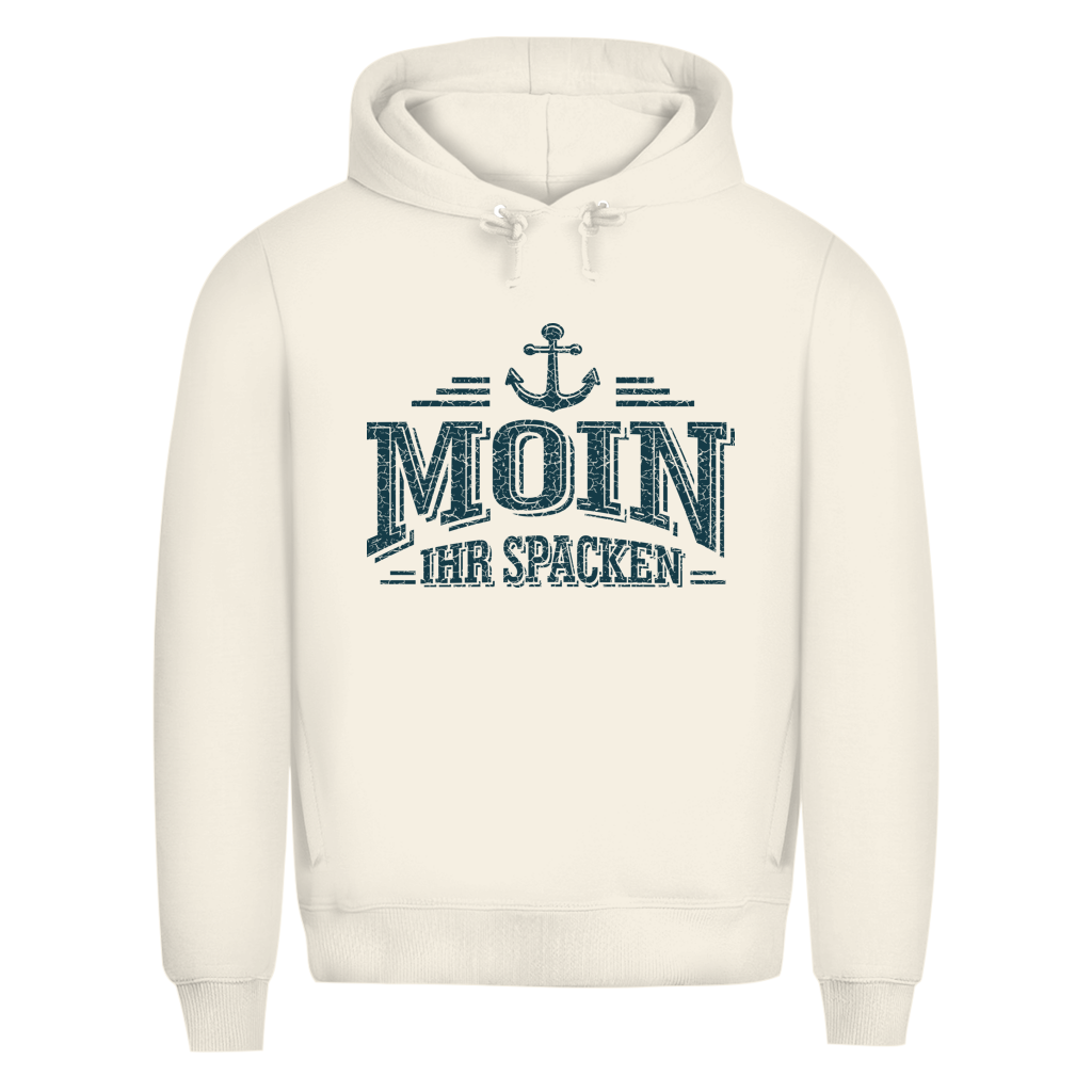 Hoodie Herren  "MOIN Ihr Spacken" #502 - einseitiger Druck