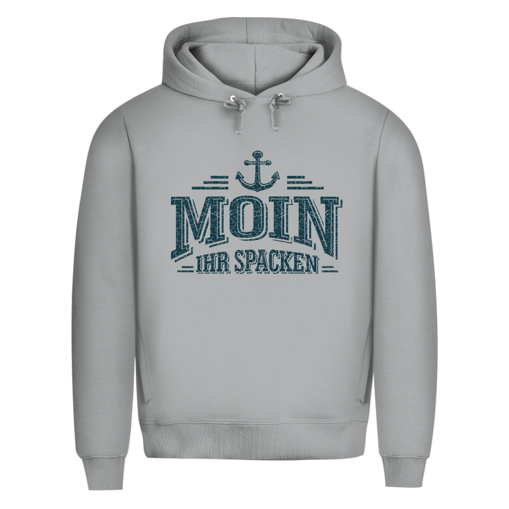Hoodie Herren  "MOIN Ihr Spacken" #502 - einseitiger Druck