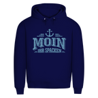 Hoodie Herren  "MOIN Ihr Spacken" #502 - einseitiger Druck