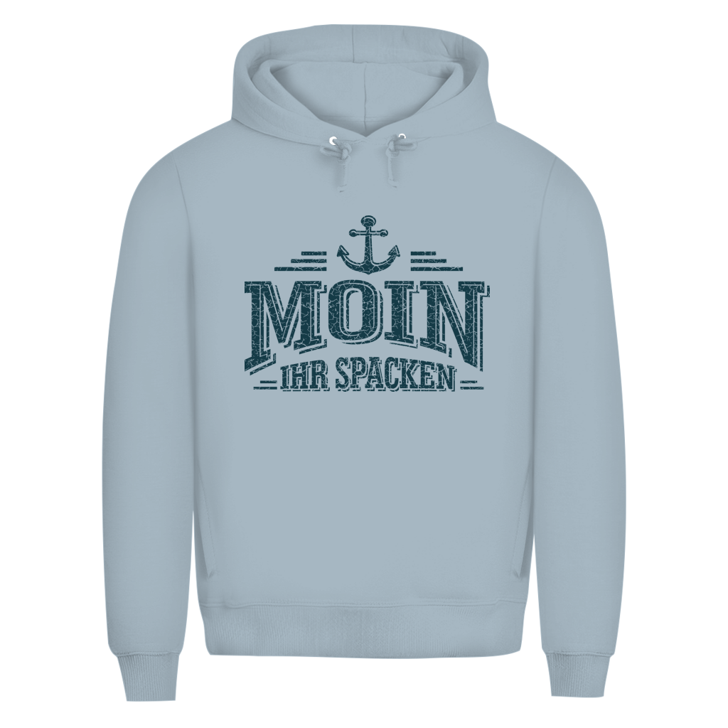 Hoodie Herren  "MOIN Ihr Spacken" #502 - einseitiger Druck