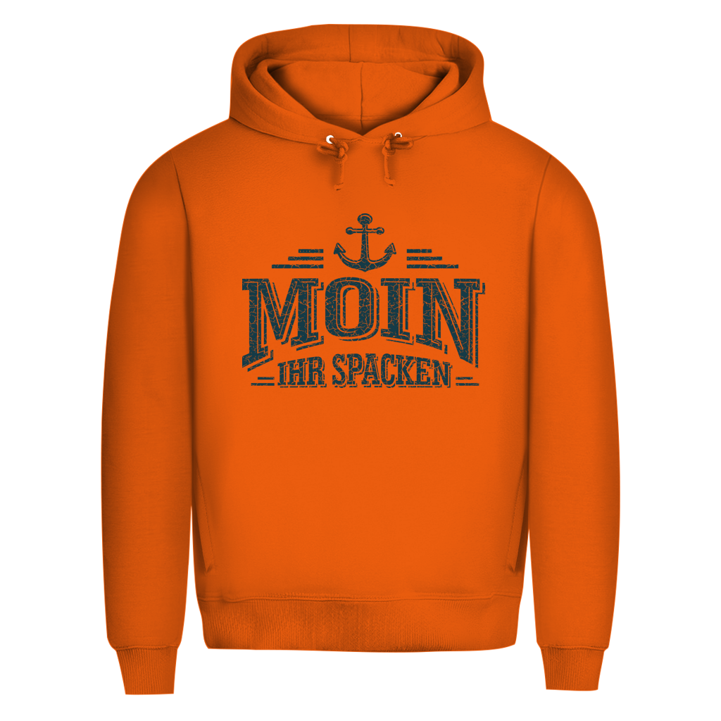 Hoodie Herren  "MOIN Ihr Spacken" #502 - einseitiger Druck