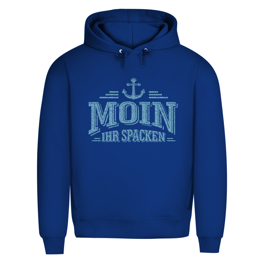 Hoodie Herren  "MOIN Ihr Spacken" #502 - einseitiger Druck